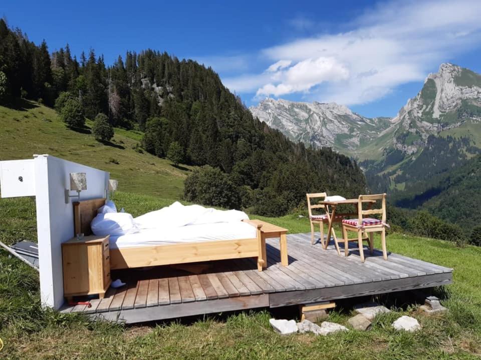 Ferienwohnung Haus Am Bach In Toggenburg Wildhaus Eksteriør bilde